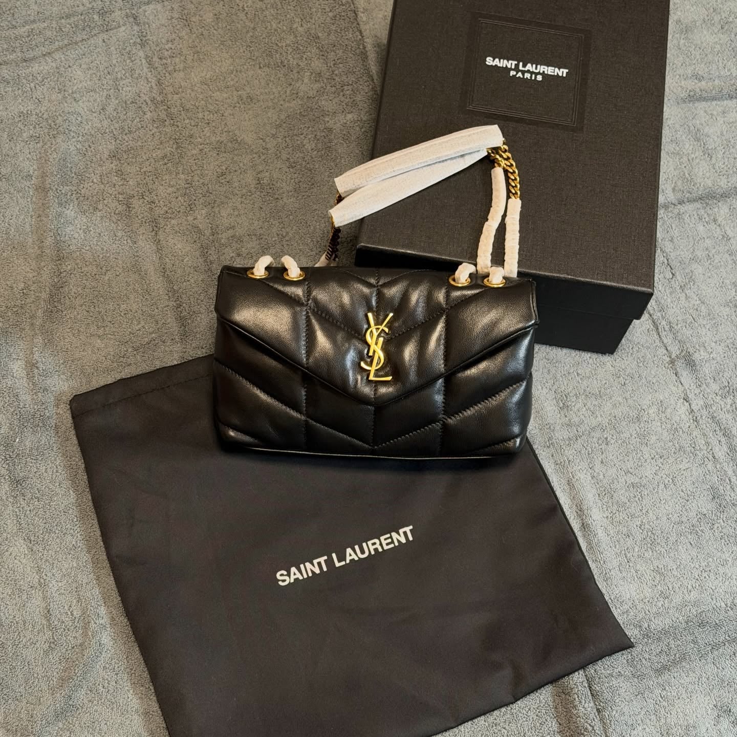 LOULOU SMALL EN CUIR MATELASSÉ